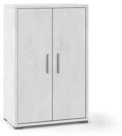 Sale Mobile 2 ante ossido bianco, 71x41x110 cm Mobili Multiuso