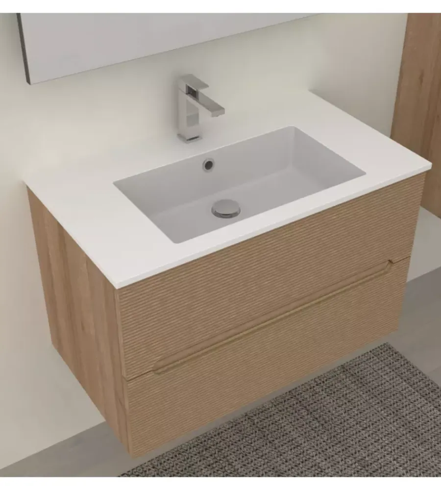 Mobili Bagno-Decor Bagno Mobile bagno "canaletto" rovere, 80 cm
