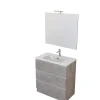 Mobili Bagno-Decor Bagno Mobile bagno "canova" cemento, 80 cm