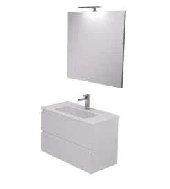 Decor Bagno Mobili Bagno|Mobile bagno "leonardo" bianco, 80 cm