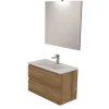 Sale Mobile bagno "leonardo" rovere, 80 cm Mobili Bagno