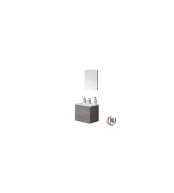 Mobili Bagno|Mobile bagno "petit" rovere scuro, 50x36x42 cm