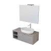 Sale Mobile bagno "tintoretto" cemento, 110 cm Mobili Bagno
