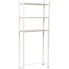 Sale Mobile lavatrice "janet" bianco e legno, 68x24x165 cm Mobiletti Multiuso