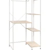 Mobiletti Multiuso|Mobile lavatrice "janet" bianco e legno, 100x60x177 cm