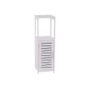 Mobiletti Multiuso|Mobile multiuso bianco con anta e ripiano, 30x30x96 cm