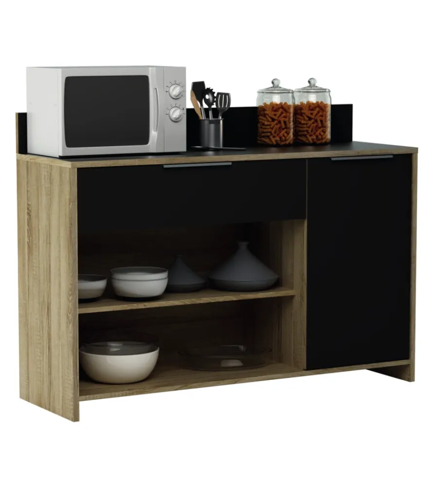 Cucina|Mobile multiuso per cucina "mike", 123x40x89 cm