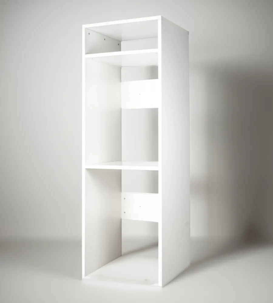 Best Mobile per lavatrice e asciugatrice bianco 70x64x203 cm Mobiletti Multiuso
