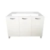 Cucina|Mobile sottolavello 3 ante bianco - soft - 120 cm