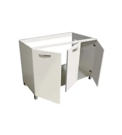 Cucina|Mobile sottolavello 3 ante bianco - soft - 120 cm