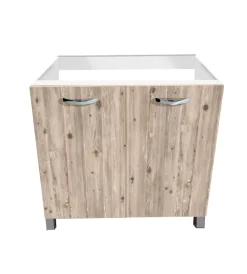 Cucina|Mobile sottolavello 2 ante "soft", 80 cm