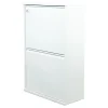 Raccolta Differenziata- Mobileco legno 4 secchi 18 litri bianco