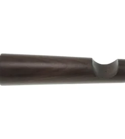 Hot Monoblocco cm 15 per bastone ø28mm con viti e tasselli - colore noce. Tessile D'Arredo