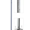 Metal Expert Porte, Scale E Pavimenti|Montante angolare per pannelli di recinzioni  h100 cm in ferro zincato