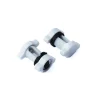 Outlet Morsetto per cavi "block fix" in nylon bianco 2 pz. Sistemi Di Fissaggio