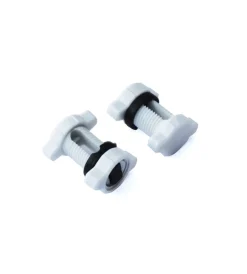 Outlet Morsetto per cavi "block fix" in nylon bianco 2 pz. Sistemi Di Fissaggio
