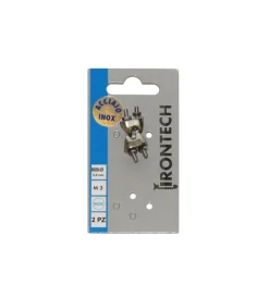 Sistemi Di Fissaggio- Morsetto per funi ø 2 mm. in acciaio inox a4 - aisi 316 - 2 pz.