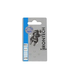 Sistemi Di Fissaggio|Morsetto per funi ø 4 mm. in acciaio inox a4 - aisi 316 - 2 pz.