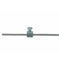 Sistemi Di Fissaggio|Morsetto serracavi ø 4 mm. in ferro zincato con vite laterale 4 pz.