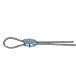 Clearance Morsetto simplex per funi ø 6 mm. in acciaio zincato zincato Sistemi Di Fissaggio