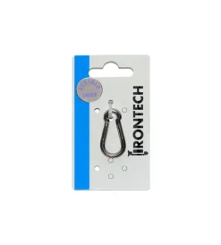 Moschettone pompiere ø 4 x 40 mm. in acciaio inox a4 - aisi 316 Sistemi Di Fissaggio