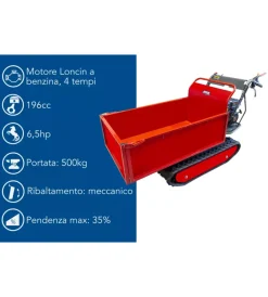 Ama Motocarriole|Motocarriola cingolata 