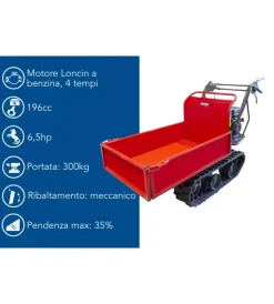 Outlet Motocarriola cingolata 