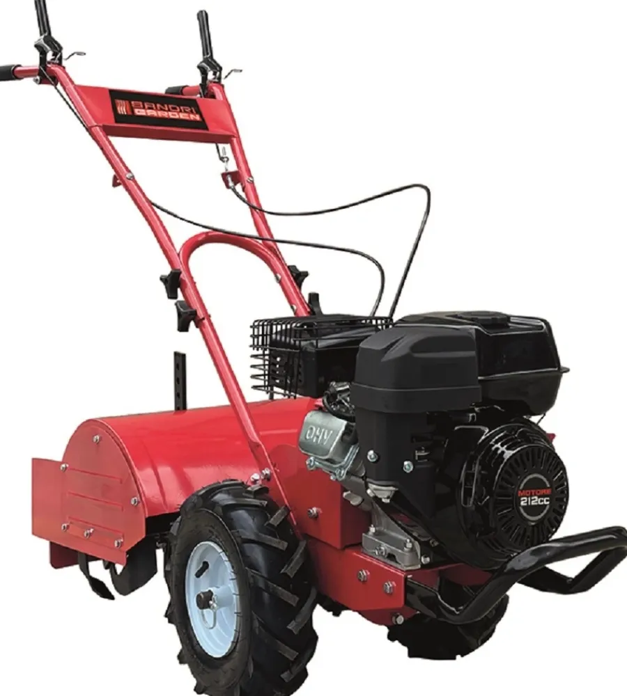 Motozappe Ed Elettrozappe-Sandrigarden Motocoltivatore a scoppio semovente "sg-mc 65" con fresa in acciaio e larghezza taglio 50 cm, 212 cc