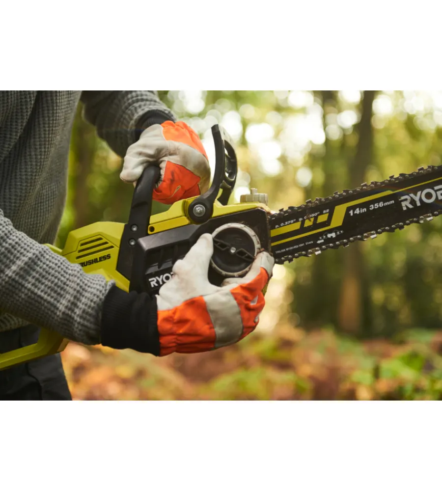 Motoseghe Ed Elettroseghe-Ryobi Motosega a batteria "ry36csx35a-0" barra oregon 35 cm 36v, solo corpo macchina