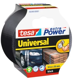 Hot Nastro adesivo "extra power" colore nero, 10 mt x 50 mm - Nastri Vari