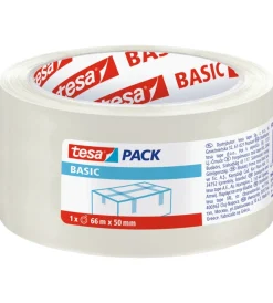 Nastro adesivo "basic" trasparente in pp acrilico 66 mt x 50 mm Nastri Vari