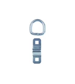 Sistemi Di Fissaggio|Occhiello a "d" 25 x 70 mm. tenuta 250 kg. con staffa di ancoraggio