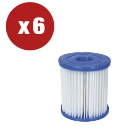Bestway Piscine|Offerta 6 pezzi filtro a cartuccia ii per pompe da 2.006/3.028 lt/ora - cod. 58094