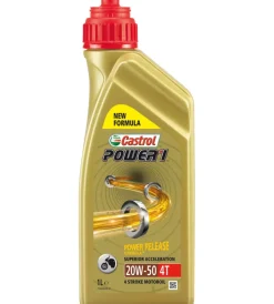 Moto- Olio motore lubrificante moto 4t power 1 20w50 1l  oil