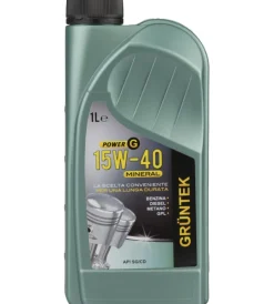 Oli E Lubrificanti- Olio power-g lubrificante minerale 1l 15w40 per motori diesel benzina