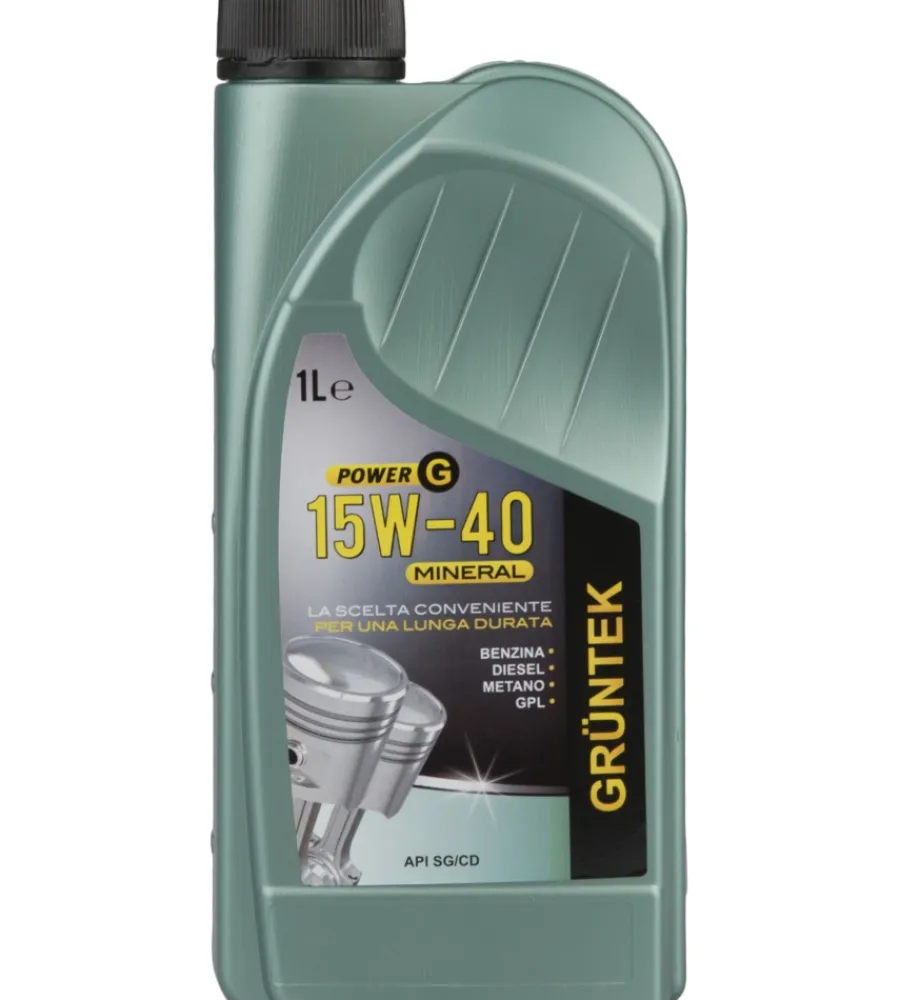 Oli E Lubrificanti- Olio power-g lubrificante minerale 1l 15w40 per motori diesel benzina