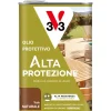 V33 Oli E Detergenti Legno|Olio protettivo per mobili da giardino teak, 500 ml