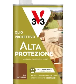 Oli E Detergenti Legno-V33 Olio protettivo per mobili da giardino teak, 1 lt