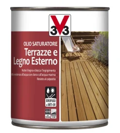 Best Olio protettivo saturatore  terrazze e legno esterno, incolore - 1 litro Oli E Detergenti Legno
