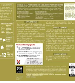 Clearance Olio rigenerante per porte e finestre incolore, 1 lt Impregnanti Legno
