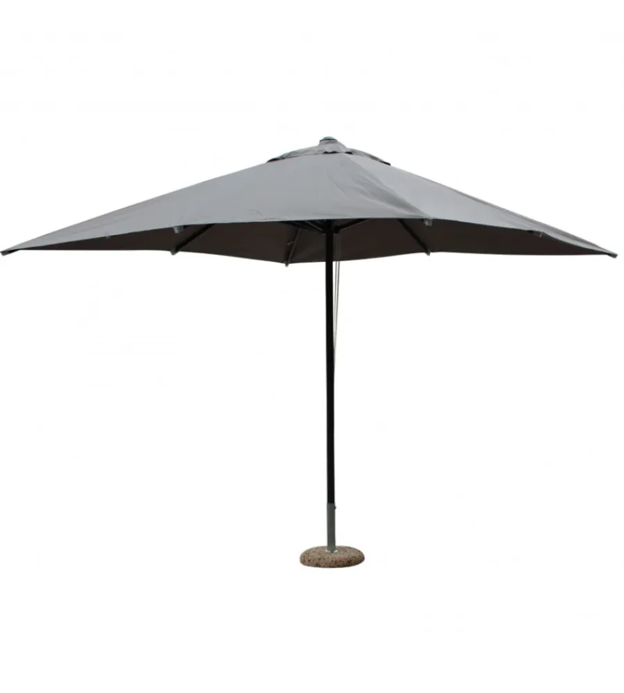 Coperture Per Esterno E Accessori|Ombrellone da giardino elica garden "brian" in alluminio e poliestere grigio 300x300x265 cm