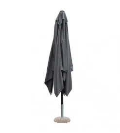 Coperture Per Esterno E Accessori|Ombrellone da giardino elica garden "brian" in alluminio e poliestere grigio 300x300x265 cm