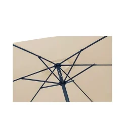 Online Ombrellone da giardino quadrato essenza in poliestere ecrù 3x3 mt Coperture Per Esterno E Accessori