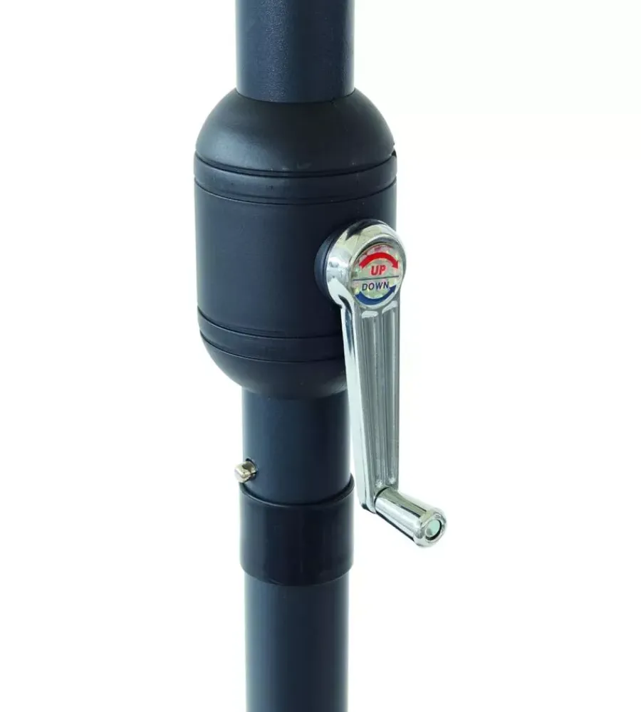 Coperture Per Esterno E Accessori- Ombrellone da giardino rettangolare essenza in poliestere bianco 2x3 mt