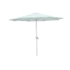 Outlet Ombrellone da giardino rotondo con doppio tetto ecrù 270x270 cm Coperture Per Esterno E Accessori