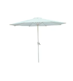 Outlet Ombrellone da giardino rotondo con doppio tetto ecrù 270x270 cm Coperture Per Esterno E Accessori