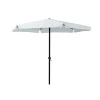 New Ombrellone da giardino rotondo essenza in poliestere bianco 3 mt Coperture Per Esterno E Accessori