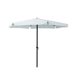 New Ombrellone da giardino rotondo essenza in poliestere bianco 3 mt Coperture Per Esterno E Accessori