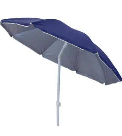 Coperture Per Esterno E Accessori- Ombrellone da spiaggia rotondo elica garden con protezione uv in acciaio e nylon colori assortiti 180x180 cm