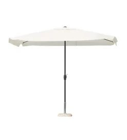Discount Ombrellone solaria "nevada" antracite e ecru' 3x2 mt Coperture Per Esterno E Accessori